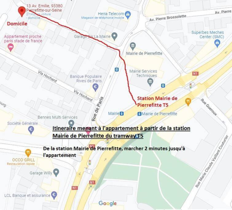Studio Renove D'Exception Aux Portes De Paris ! Пьерфит-сюр-Сен Экстерьер фото